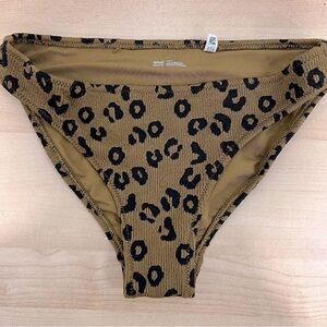 Aerie leopard bikini bottom. Like new.